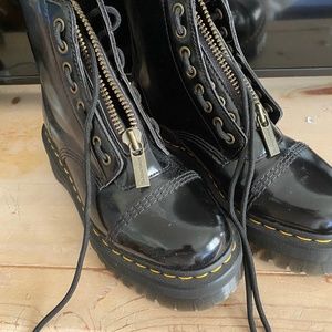 Zippered Doc Martens Never worn Platform